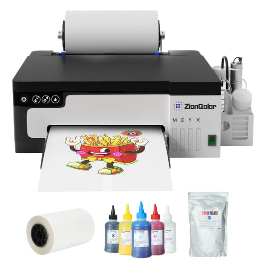 ZionQolor A4 DTF Printer with XP600 Print Head-L8058