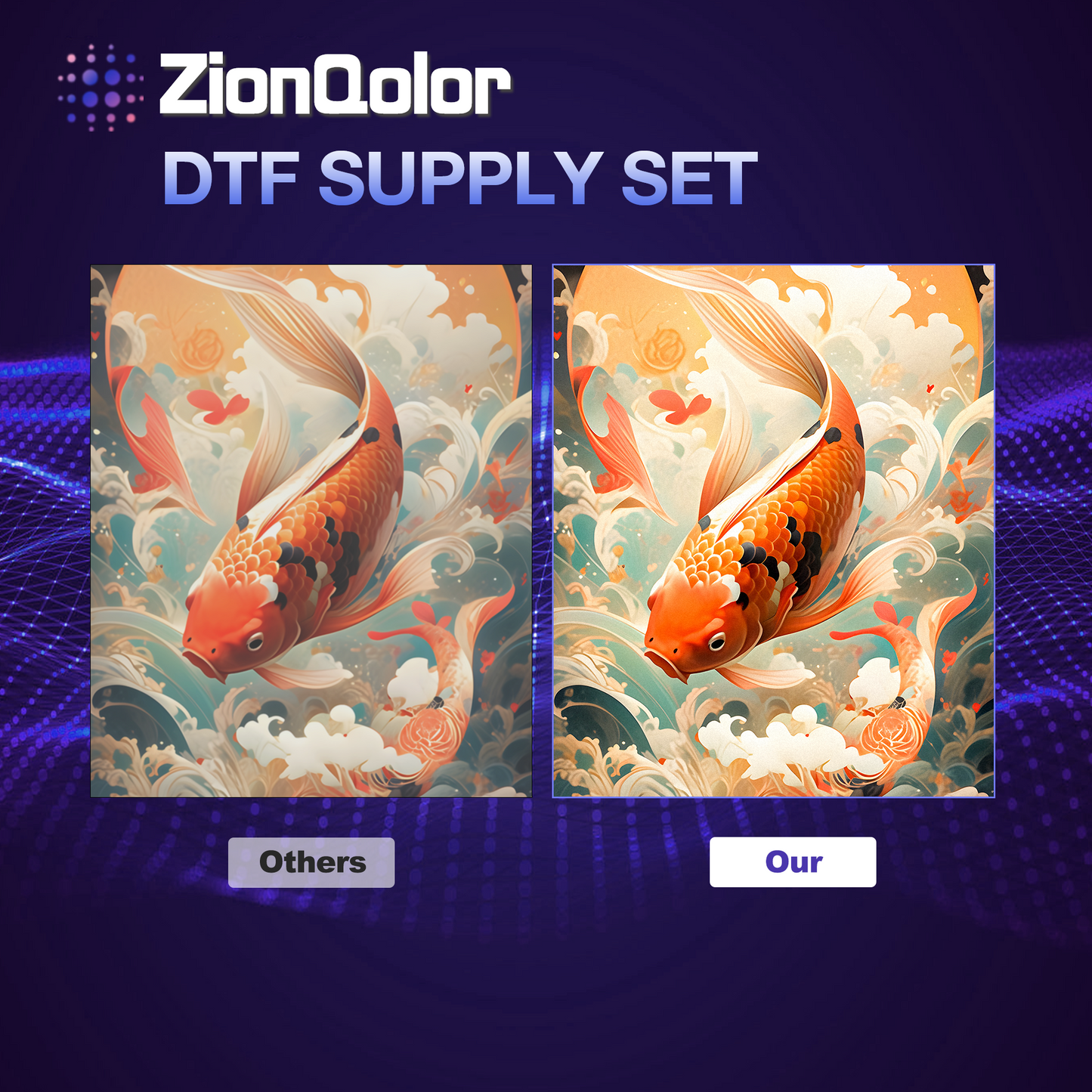 ZionQolor DTF High-quality Ink & Powder Set