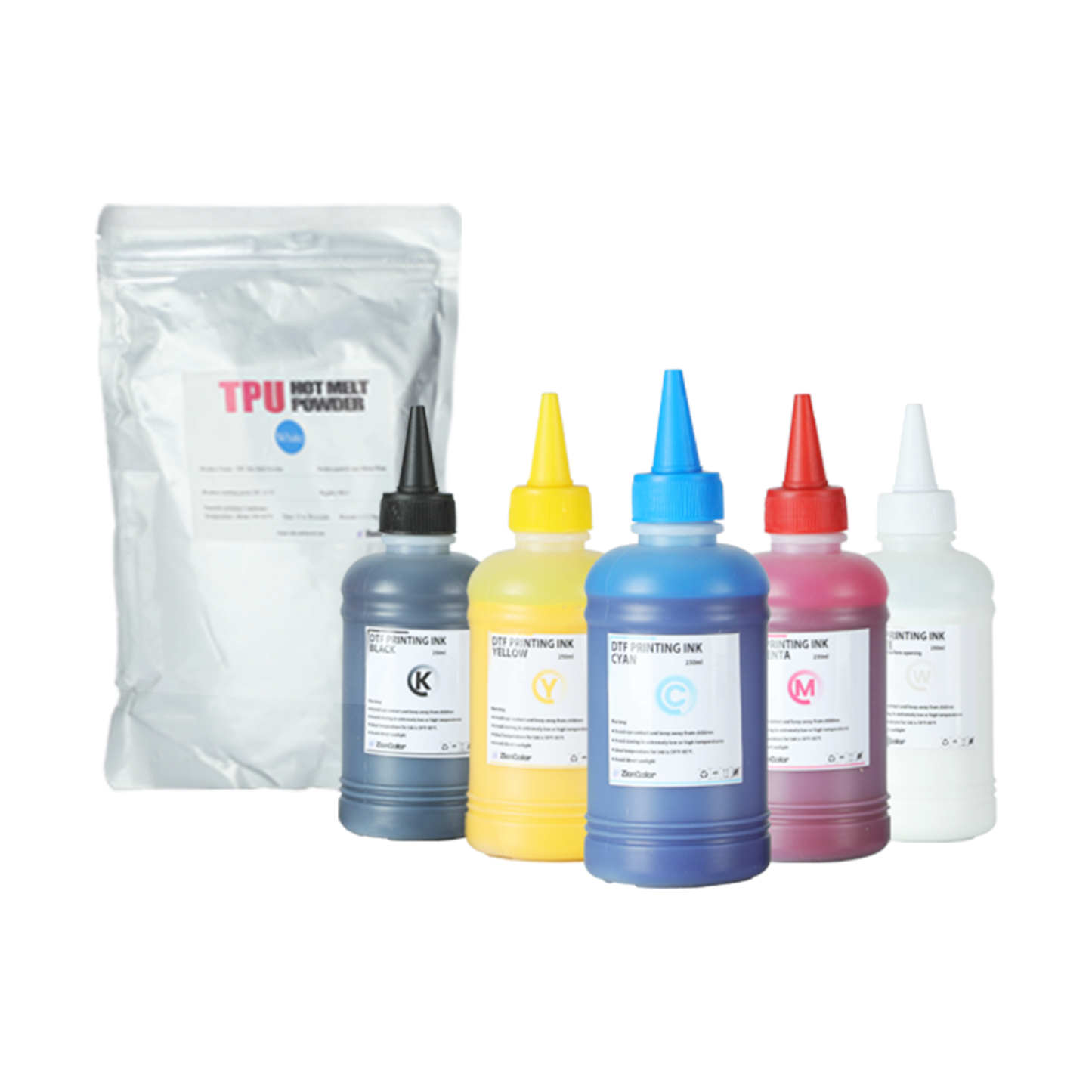 ZionQolor DTF High-quality Ink & Powder Set